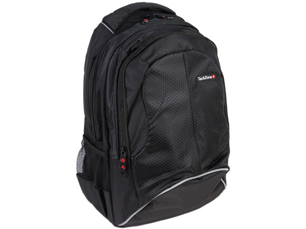 Mochila TechZone Sport para Laptop de hasta 15.4" Color Negro.