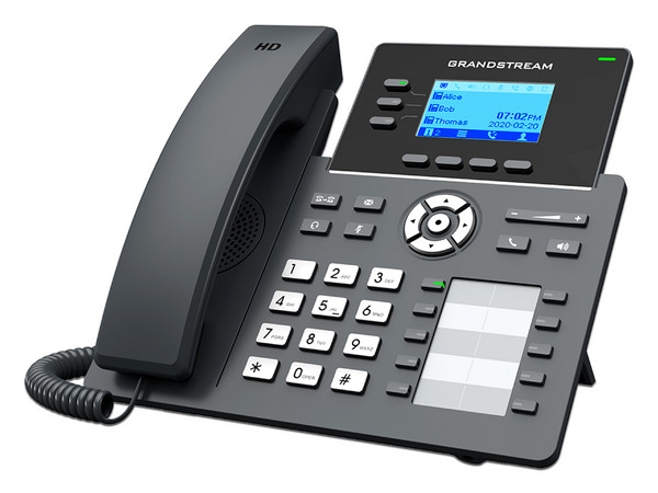 Teléfono IP GrandStream GRP2604, 3 líneas, 6 cuentas SIP, Color gris. - imagen 3