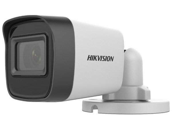 Cámara Tipo Bullet Hikvision TURBOHD 2 de 2MP, IR hasta 30m, IP67. Color Blanco