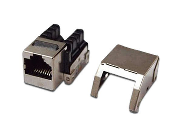 Módulo Jack Tipo Keystone Panduit LP-KJ-530, RJ-45 Cat5e con terminación 110, STP. Color Metal