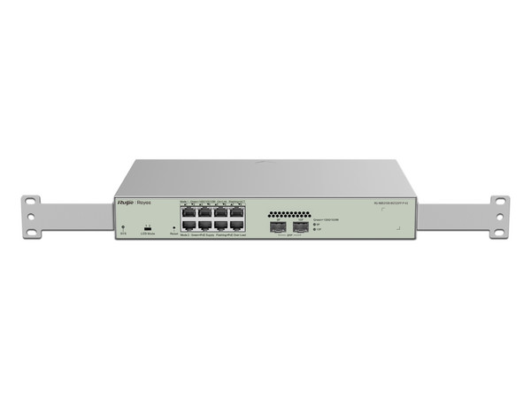 Switch Administrable Ruijie RG-NBS3100-8GT2SFP-P-V2 de 8 puertos Gigabit Ethernet PoE y 2 puertos SFP, Capa 2, 125W. - imagen 2