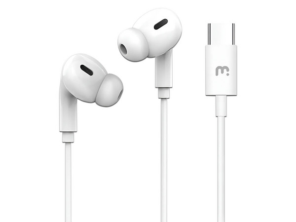 Auricular, MYBAT, Manos Libres, Conexión USB-C, Audio Digital, Alámbrico.