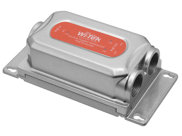 Extensor PoE Wi-Tek para exterior, Entrada PoE de 90W y 2 salidas PoE de 60W y 30W, Protección IP68. - imagen 2