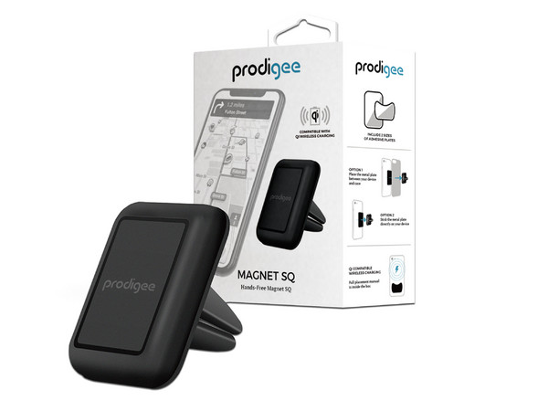 Soporte Prodigee magnético para ventila de auto, Color Negro.