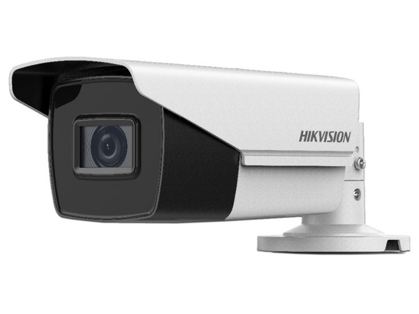 Cámara de Vigilancia Tipo Bala Hikvision DS-2CE19D3T-AIT3ZF de 2MP, Lente motorizado 2.7 a 13.5 mm(1920 x 1080p), IR de hasta 70m, IP67.Color Blanco