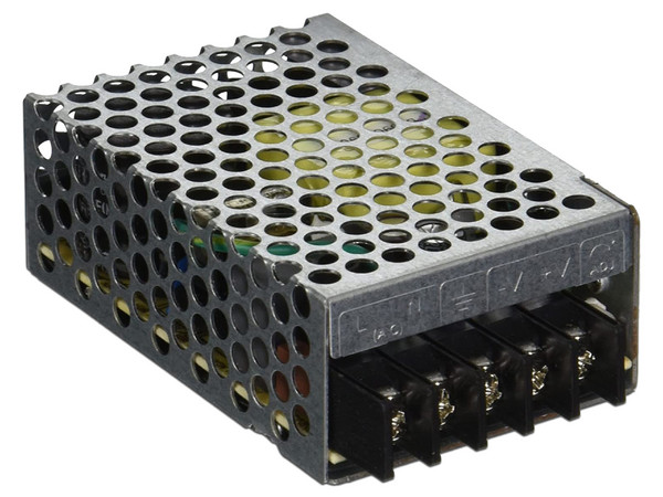 Fuente de Poder Industrial Conmutada Mean Well RS-25-24 de 24Vcd, 25W, 1.1A.