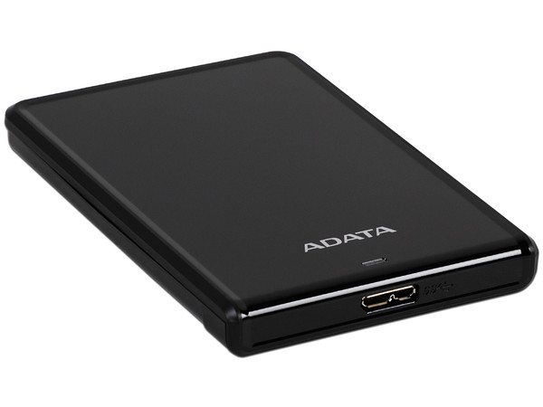 Disco Duro Portátil ADATA SLIM HV620S de 2TB, USB 3.1. Color Negro.