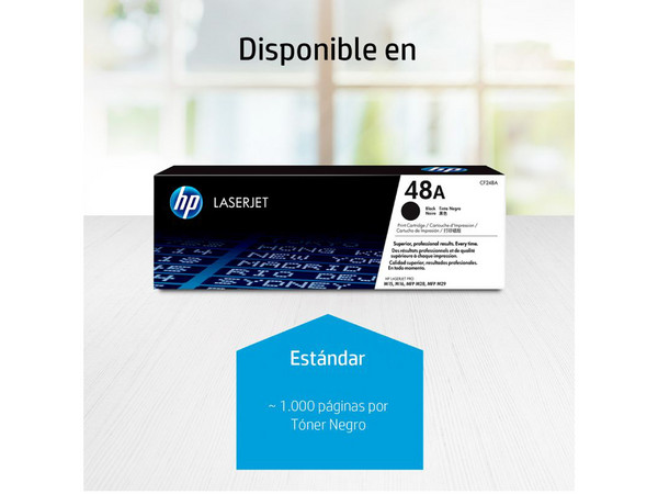 Tóner para impresora HP 48A LaserJet, Color Negro, (CF248A). - imagen 3