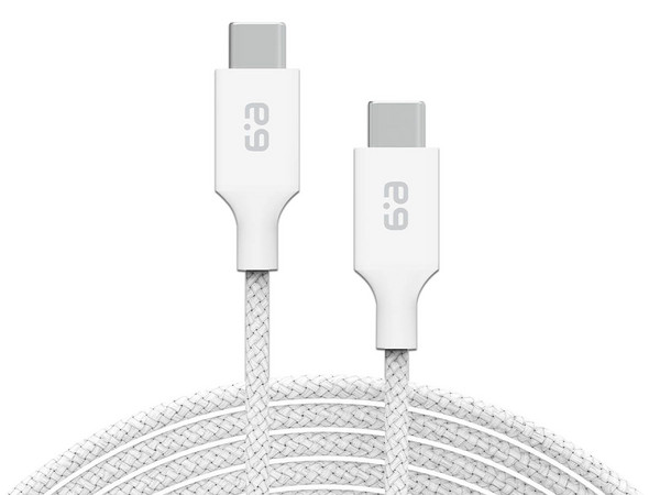 Cable Cargador PUREGEAR 64677PG, USB-C a USB-C, 3m, Trenzado, Power Delivery.