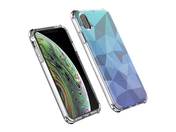 Funda Ballistic Jewel Mirage para iPhone XS Max, de Uso Rudo. Color azul. - imagen 3