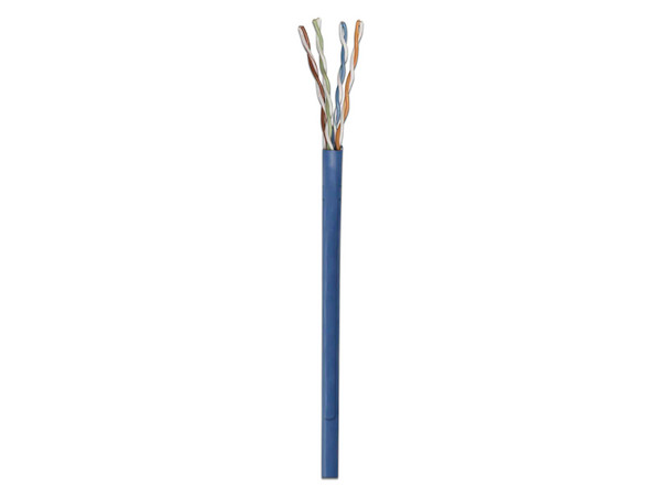 Bobina de Cable Intellinet Cat6 (UTP) Caja con 305 m, 23 AWG, Sólido. Color Azul.