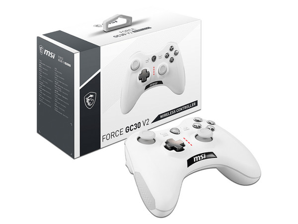 Control Inalámbrico MSI Force GC30 V2, Compatible con Xbox y Windows, Color Blanco. - imagen 3