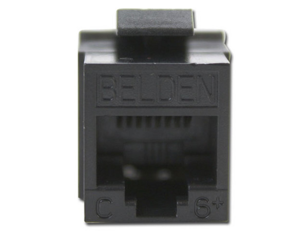Conector Jack Modular BELDEN Cat6e. Color Negro.