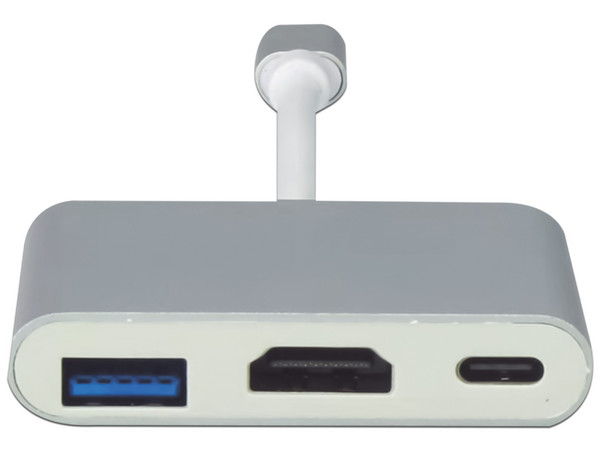 Adaptador Multipuerto Epcom de USB-C 3.1 A HDMI 4K, Admite Carga Rápida (PD). - imagen 3