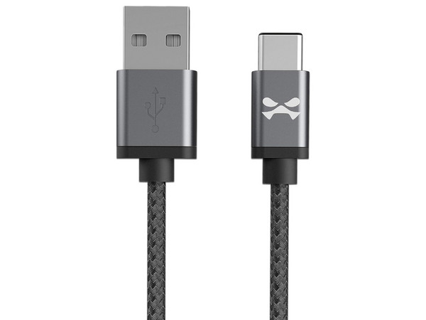 Cable USB Ghostek NRGline, USB-C a USB-A (M-M), 3m, Trenzado, Color Negro.