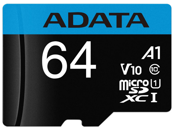 Memoria ADATA Premier MicroSD XC I de 64GB, Clase 10, A1, incluye adaptador SD. - imagen 2