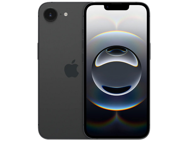 Smartphone Apple Iphone 16e: Procesador Chip A18, Almacenamiento de 128GB, Pantalla Super Retina XDR de 6.1", Bluetooth 5.3, Wi-Fi, 5G, iOS, Color Negro.