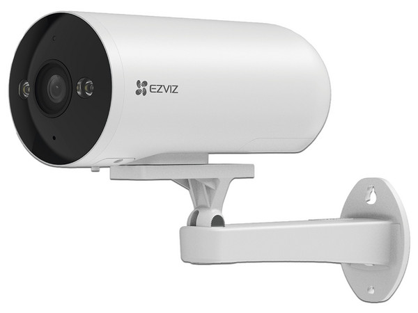 Cámara IP Exterior EZVIZ CS-H5/3MP/POE, PoE, Color Night Vision, 3 Megapixel, AI Detección Humana y Vehículos, H.265, Visión Nocturna a Color, IP67, Audio Bidireccional, Luz y Sirena, Micro SD.