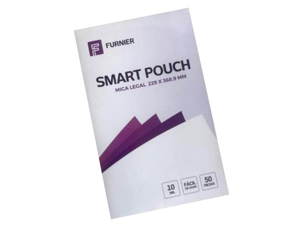 Mica Térmica Furnier Smart Pouch, Paquete de 50 Piezas, 229 x 368.9 mm, Transparente