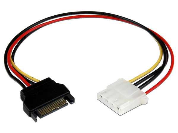 Adaptador de Corriente de Molex a SATA (H-M).