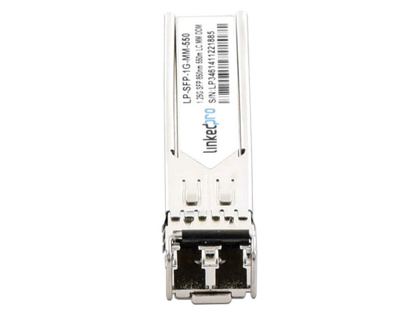 Transceptor SFP Linked Pro LP-SFP-1G-MM-550 (Mini GBIC) para Fibra Multimodo, 1.25 Gbps, Conectores LC Dúplex, hasta 550m. - imagen 2