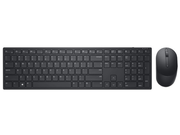 Kit de Teclado y Mouse Inalámbrico DELL KM5221W, Receptor USB. Color Negro.