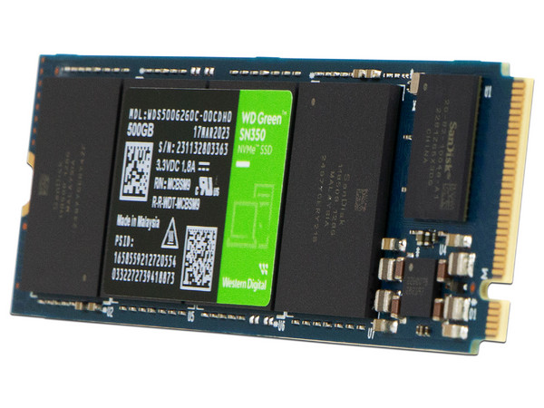Unidad de Estado Sólido Western Digital Green SN350 de 500GB, M.2 NVMe PCIe 3.0. - imagen 3