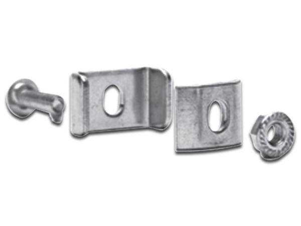 Kit Charofil con tornillo y tuerca para unión de charolas.