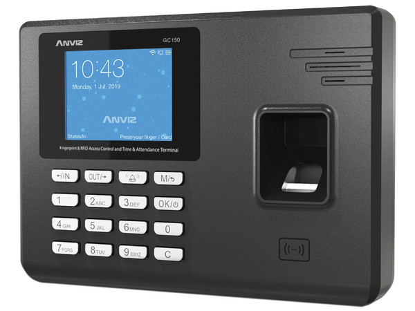 Control de Asistencia Anviz StandAlone, pantalla LCD de 2.4", soporta 1,000 huellas y 100,000 registros. - imagen 2