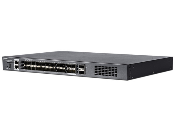 Switch Administrable Ruijie RG-S6120-20XS4VS2QXS, 20 Puertos SFP+, 4 Puertos SFP, 2 puertos QSFP+, Color Negro. - imagen 3