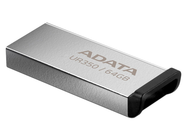 Unidad Flash USB 3.2 Adata UR350-64G-RSR de 64GB, Metálica Resistente al Agua y Polvo. - imagen 2