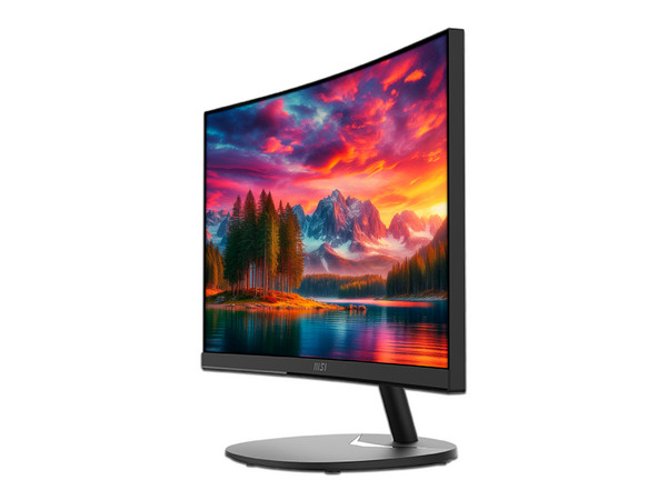 Monitor Curvo MSI PRO MP2412C de 23.6", Resolución 1920 x 1080 (Full HD 1080p), Anti Flicker, 1ms, 100Hz, Bocinas Integradas, Color Negro. - imagen 2