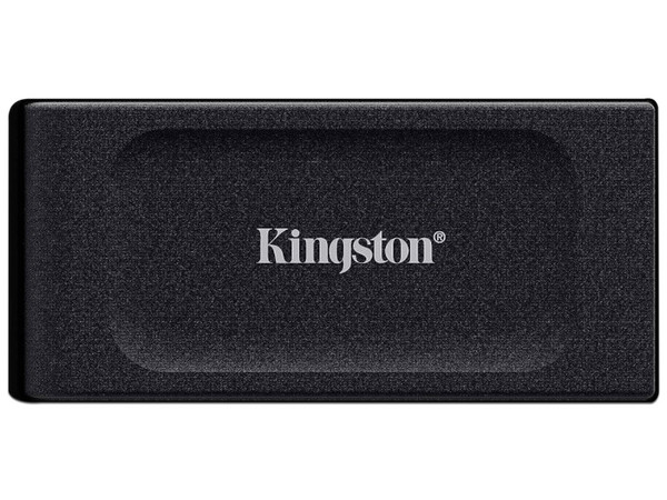 Unidad de Estado Sólido Portátil Kingston XS1000 de 2TB, USB 3.2 Gen 2 Tipo C, Velocidad de Lectura de 1.050 MB/s, Velocidad de Escritura de 1.000 MB/s, Color Negro.