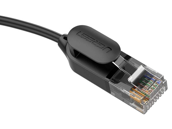 Cable de Red UGREEN NW122 RJ-45 Cat6A, 1m de longitud. Color Negro.