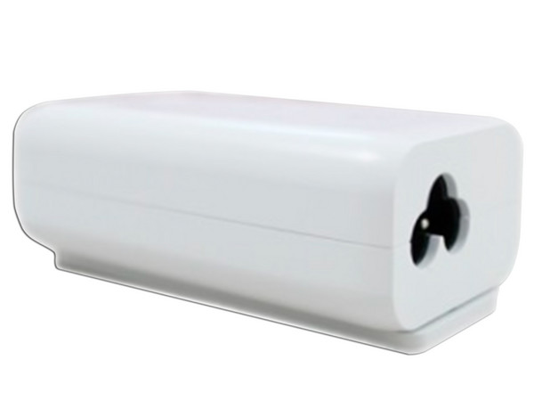 Inyector de corriente Grandstream de 2 puertos Gigabit Ethernet, PoE. Color Blanco.