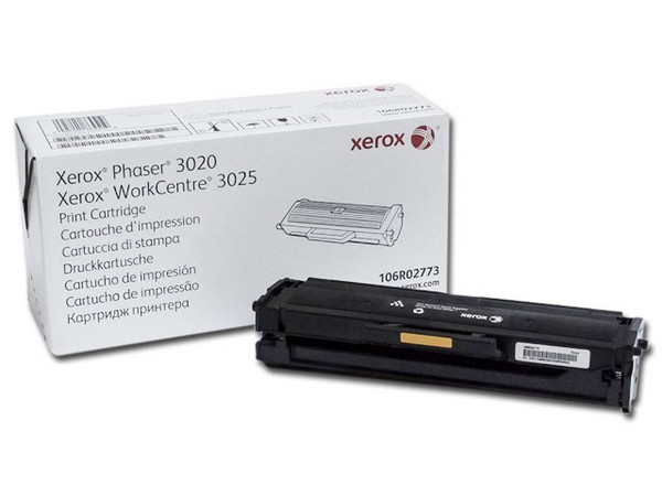 Cartucho de tóner Xerox, Negro, Modelo: 106R02773.