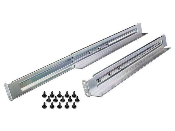 Kit de Rieles CyberPower 4POSTRAIL para Racks de 4 Postes, para UPS de 1 a 3 UR, Profundidad ajustable, Capacidad de carga de 105 Kg.
