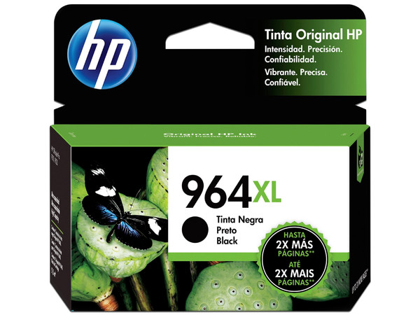 Cartucho de Tinta HP 964XL Negro, Modelo: 3JA57AL.