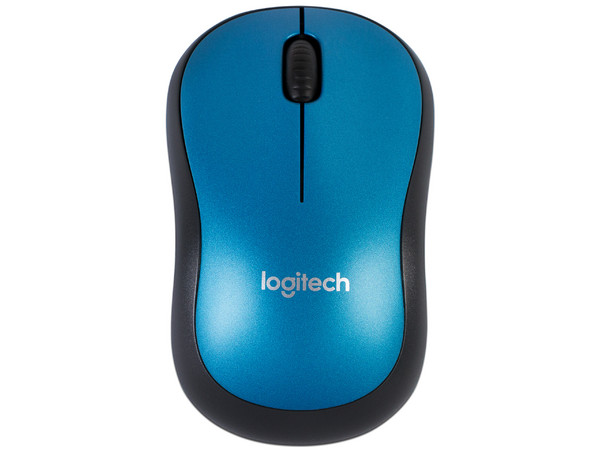 Mouse Óptico Inalámbrico Logitech M185, Hasta 1,000 dpi, USB, Color Azul/Negro. - imagen 2