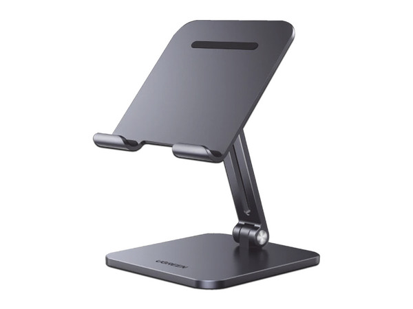 Soporte UGREEN para Tablet de 7.9 a 12.9", Plegable, Ángulo Ajustable. Color Gris.
