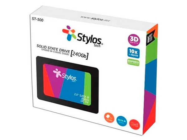 Unidad de Estado Sólido Stylos   STMSSD2B de 240 Gb, 2.5" SATA III (6Gb/s). - imagen 3