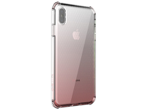 Funda BALLISTIC Jewel Spark para iPhone XS Max, uso rudo. Color Rosa.
