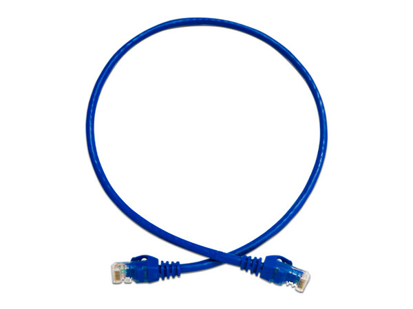 Cable Patch Enson P6006L, RJ-45 a RJ-45 (M-M), Cat6, 24 AWG, 60cm, Color Azul.
