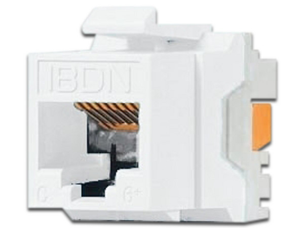 Conector Jack Modular Belden, RJ-45, CAT 6. Color Blanco.