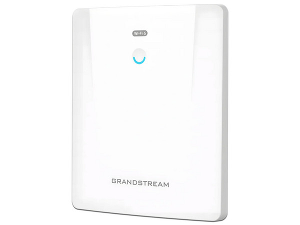 Punto de Acceso Grandstream GWN7664ELR Exterior Wi-Fi 6 AX6000 IP67 MU-MIMO 4x4:4 con Velocidad de 6Gbps Administración desde la Nube o Stand-Alone. Color Blanco.