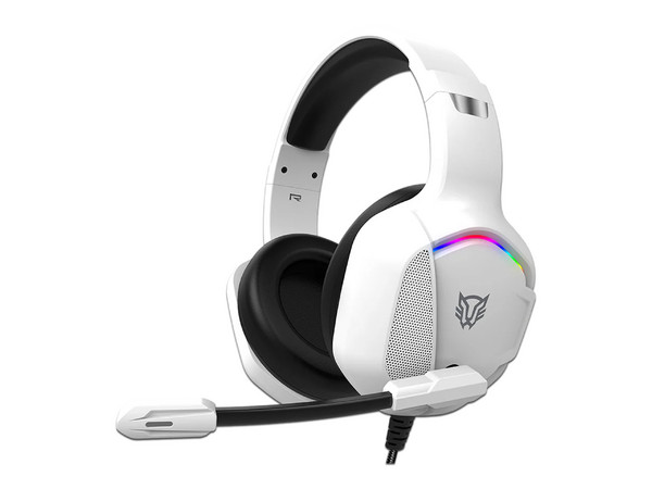 Audifonos Balam Rush Orphix II HS699 Azender, RGB, 3.5mm. Color Blanco