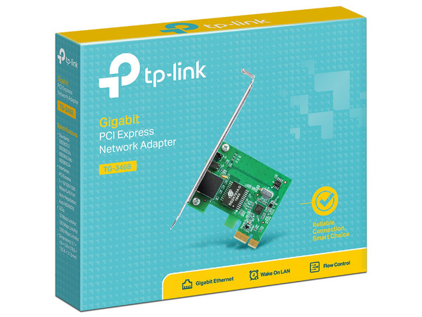 Tarjeta de Red TP-Link TG-3468 con 1 puerto RJ45 10/100/1000 Mbps, PCI Express. - imagen 2