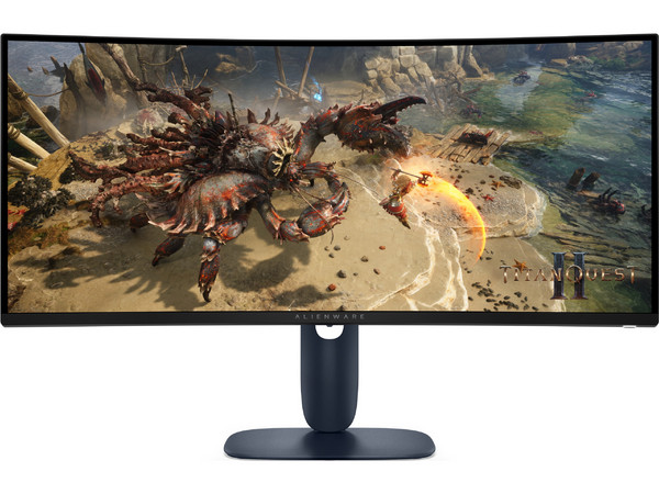 Monitor Gamer Curvo Alienware AW3425DWM de 34", Resolución 3440 x 1440, 1ms, 180Hz, Color Negro.