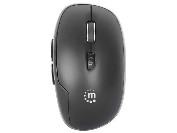 Mouse Óptico Manhattan MW6185, Inalámbrico, RF Inalámbrico, 1.600DPI, Color Negro.