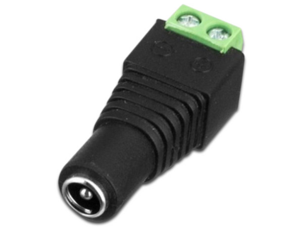 Adaptador de corriente Brobotix para fuente de poder (M-H). Color negro.